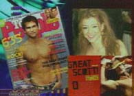 La couverture du magazine et la photo incruste 