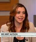 Plansr avec un bandeau indiquant la rencontre avec Alyson Hannigan